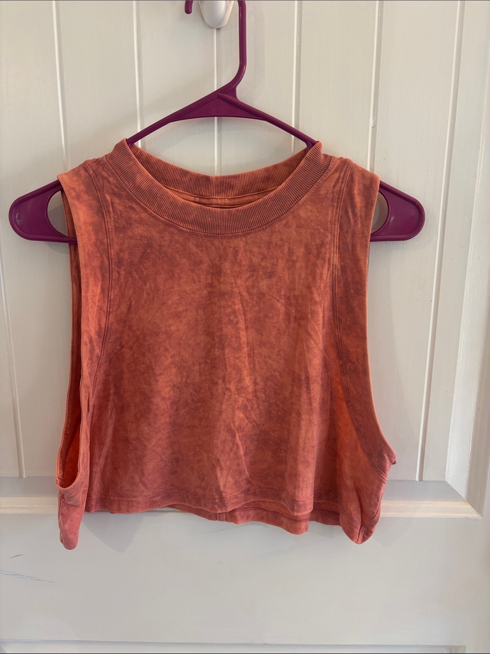 lululemon athletica Rust Vintage-Wash Muscle Tee